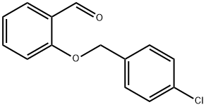 2-[(4-クロロベンジル)オキシ]ベンズアルデヒド 化学構造式