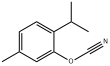 Cyanic acid, 5-methyl-2-(1-methylethyl)phenyl ester (9CI),52805-53-5,结构式