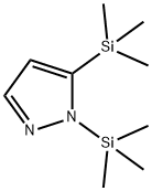 1,5-ビス(トリメチルシリル)-1H-ピラゾール 化学構造式