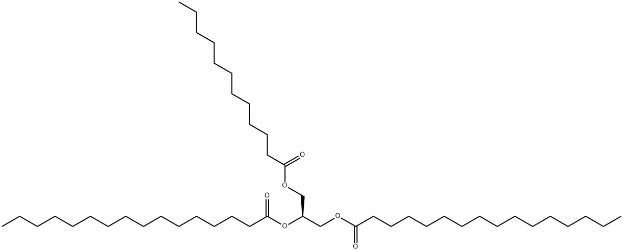 1,2-dipalmitoyl-3-lauroylglycerol,5281-83-4,结构式
