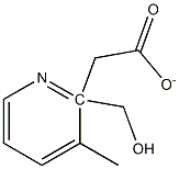2-Acetoxy Methyl-3-Methyl Pyridine-N-Oxide 结构式