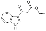 3-(1H-INDOL-3-YL)-3-OXO-PROPIONIC ACID ETHYL ESTER Structure