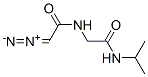 2-[(ジアゾアセチル)アミノ]-N-イソプロピルアセトアミド 化学構造式
