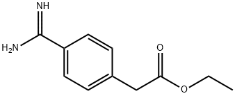 Benzeneacetic acid, 4-(aMinoiMinoMethyl)-, ethyl ester 结构式