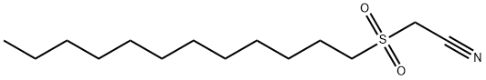 (dodecylsulphonyl)acetonitrile 结构式