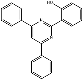 4,6-Diphenyl-2-(2-hydroxyphenyl)pyrimidine 化学構造式