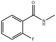 2-フルオロ-N-メチルベンズアミド 化学構造式