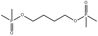 Phosphinic acid, dimethyl-, 1,4-butanediyl ester Struktur