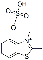 3-甲基苯并噻唑鎓硫酸甲酯盐 结构式