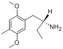 (αR)-α-エチル-2,5-ジメトキシ-4-メチルベンゼンエタンアミン 化学構造式