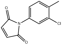 N-(4-甲基-3-氯苯基)马来酰亚胺, 52845-68-8, 结构式