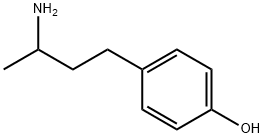 rac 4-(3-Aminobutyl)phenol Struktur