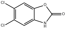 5,6-dichlorobenzoxazol-2(3H)-one Struktur