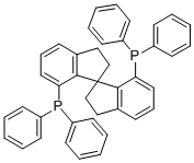 (R)-(+)-7,7'-BIS(DIPHENYLPHOSPHINO)-2,2',3,3'-TETRAHYDRO-1,1'-SPIROBIINDANE Struktur