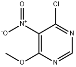 4-CHLORO-6-METHOXY-5-NITROPYRIMIDINE 结构式