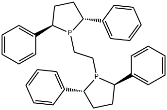 (-)-1,2-BIS((2R,5R)-2,5-DIPHENYLPHOSPHOLANO)ETHANE Structure