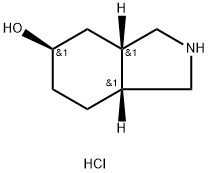 (3AR,5S,7AS)-REL-5-ヒドロキシ-2H-イソインドール塩酸塩 化学構造式