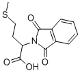 rac-(R*)-1,3-ジヒドロ-α-[2-(メチルチオ)エチル]-1,3-ジオキソ-2H-イソインドール-2-酢酸 化学構造式
