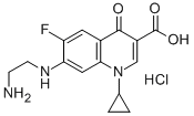 脱乙烯环丙沙星盐酸盐,528851-31-2,结构式