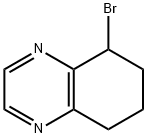 5-BROMO-5,6,7,8-TETRAHYDROQUINOXALINE Structure