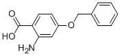 2-AMINO-4-(BENZYLOXY)BENZOIC ACID Structure