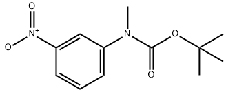 tert-Butyl methyl(3-nitrophenyl)carbamate Struktur