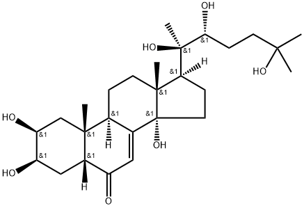 Structure of Hydroxyecdysone  Structure of Hydroxyecdysone