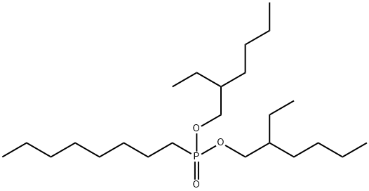 n-Octanphosphonsure-bis-(2-Ethylhexyl)ester Struktur