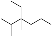 2,3-Dimethyl-3-ethylhexane Struktur