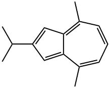 2-isopropyl-4,8-dimethylazulene Struktur