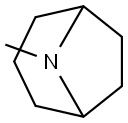(1β,5β)-8-メチル-8-アザビシクロ[3.2.1]オクタン 化学構造式