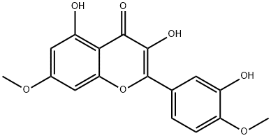 2-(3-ヒドロキシ-4-メトキシフェニル)-3-ヒドロキシ-5-ヒドロキシ-7-メトキシ-4H-1-ベンゾピラン-4-オン