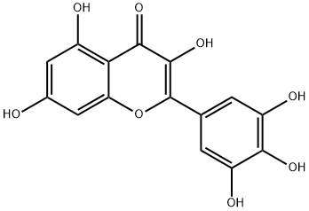 2-(3,4,5-トリヒドロキシフェニル)-3,5,7-トリヒドロキシ-4H-1-ベンゾピラン-4-オン