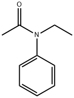 N-フェニル-N-エチルアセトアミド 化学構造式
