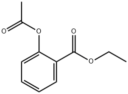 ETHYL 2-ACETOXYBENZOATE Struktur