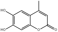 4-メチルエスクレチン 化学構造式