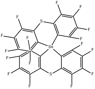 1,1',2,2',3,3',4,4',6,6',7,7',8,8',9,9'-ヘキサデカフルオロ-10,10'-スピロビ[10H-フェノチアスタンニン] 化学構造式