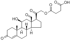 Aldosterone 21-hemisuccinate Structure