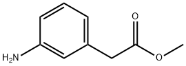 (3-アミノフェニル)酢酸メチル 化学構造式