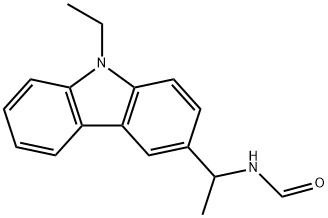 N-[1-(9-Ethyl-9H-carbazol-3-yl)ethyl]formamide Struktur