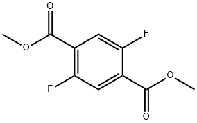 2,5-ジフルオロテレフタル酸ジメチル 化学構造式