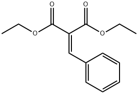 ベンジリデンマロン酸ジエチル 化学構造式