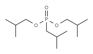 bis(2-methylpropyl) (2-methylpropyl)phosphonate Structure