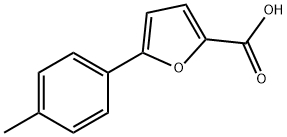 5-(4-メチルフェニル)-2-フロ酸 化学構造式