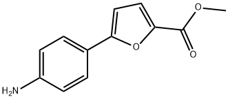5-(4-氨基苯基)呋喃-2-羧酸甲酯, 52939-06-7, 结构式