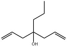 4-PROPYL-1,6-HEPTADIEN-4-OL 化学構造式