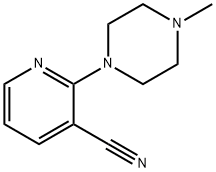 2-(4-甲基哌嗪-1-基)烟腈 结构式