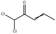 3-Penten-2-one,  1,1-dichloro- Struktur