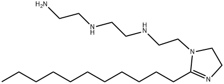 N-(2-aminoethyl)-N'-[2-(4,5-dihydro-2-undecyl-1H-imidazol-1-yl)ethyl]ethylenediamine Structure