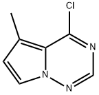 Pyrrolo[2,1-f][1,2,4]triazine, 4-chloro-5-methyl- Structure